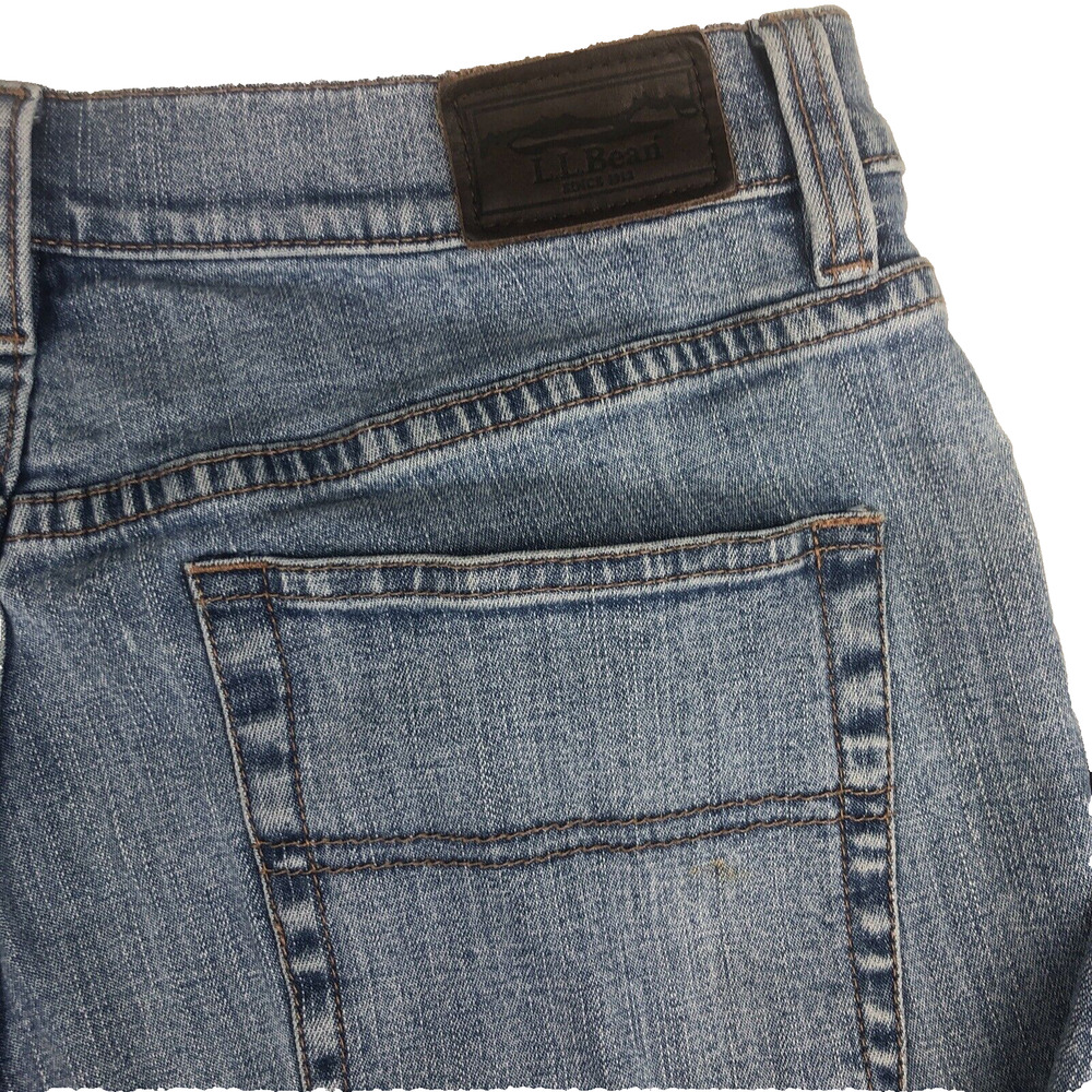 L L Bean Women's Denim Jeans 12 Petite Light Blue Jeans 0XK89 Vintage Nice - Picture 6 of 9